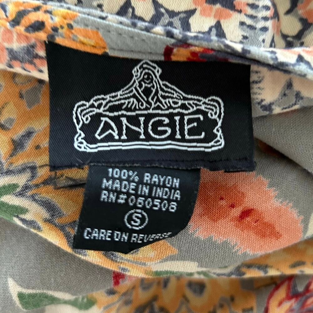 Angie Boho Patchwork Kimono Festival Cover Up Floral Small - Picture 4 of 6